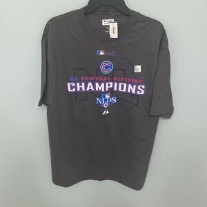 NWT 2008 Cubs NL Central Champs T-shirt